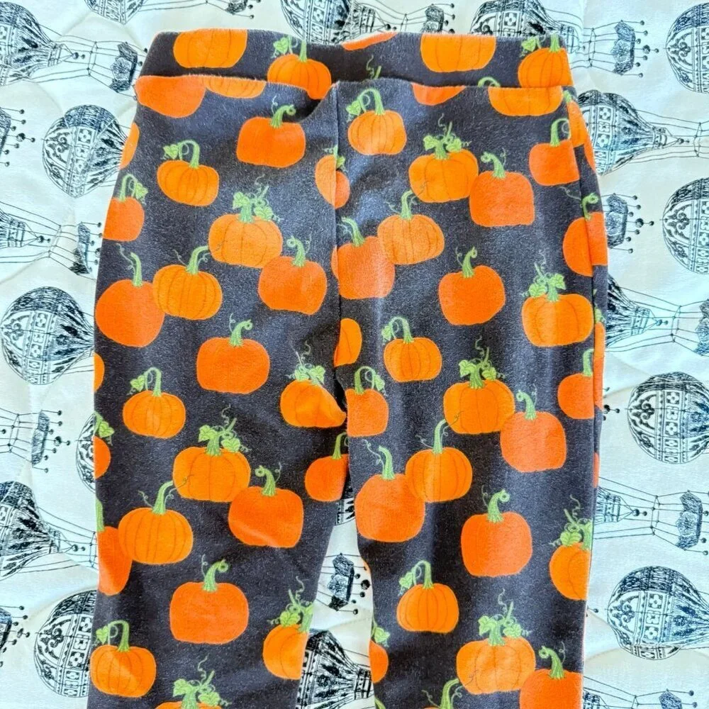 Gymboree pumpkin leggings